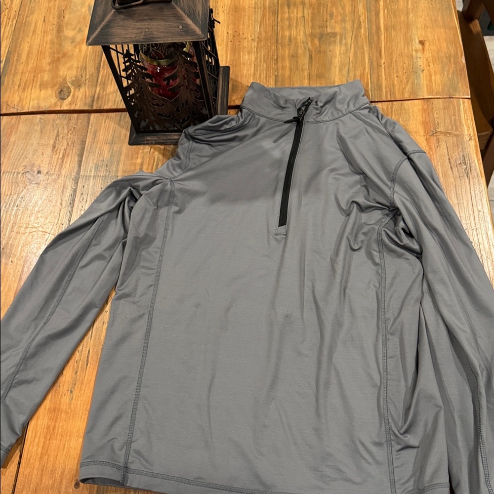 Obermeyer Light Gray Quarter Zip - image 1